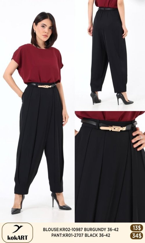 Брюки KOKART (Черный, модель KR01-2707) оптом
