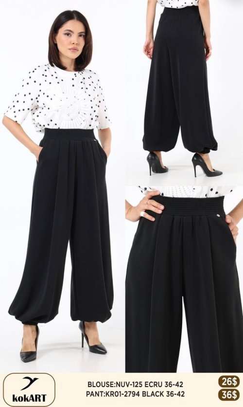 Брюки KOKART (Черный, модель KR01-2794) оптом