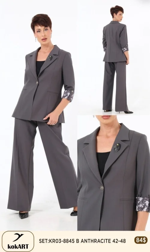 Костюмы и комплекты KOKART (Dark gray, модель KR038845) оптом