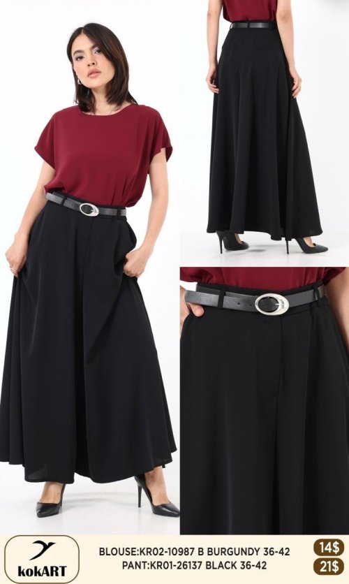 Брюки KOKART (Черный, модель KR01-26137) оптом