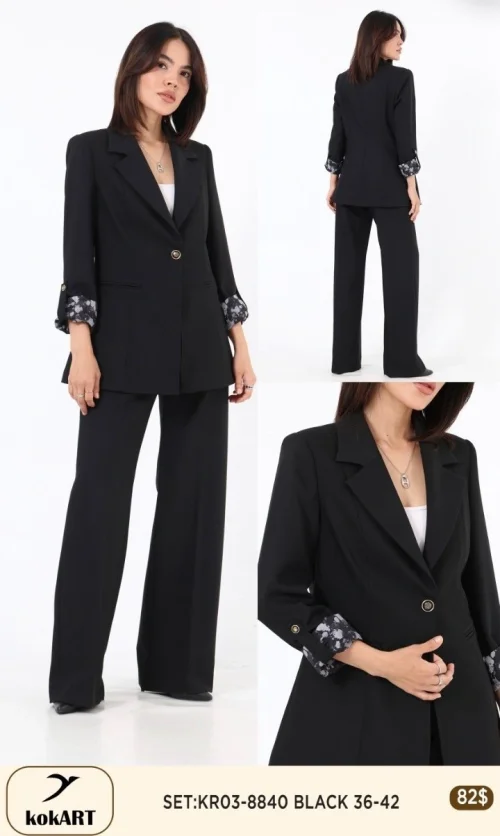 Костюмы и комплекты KOKART (Черный, модель KR03-8840) оптом