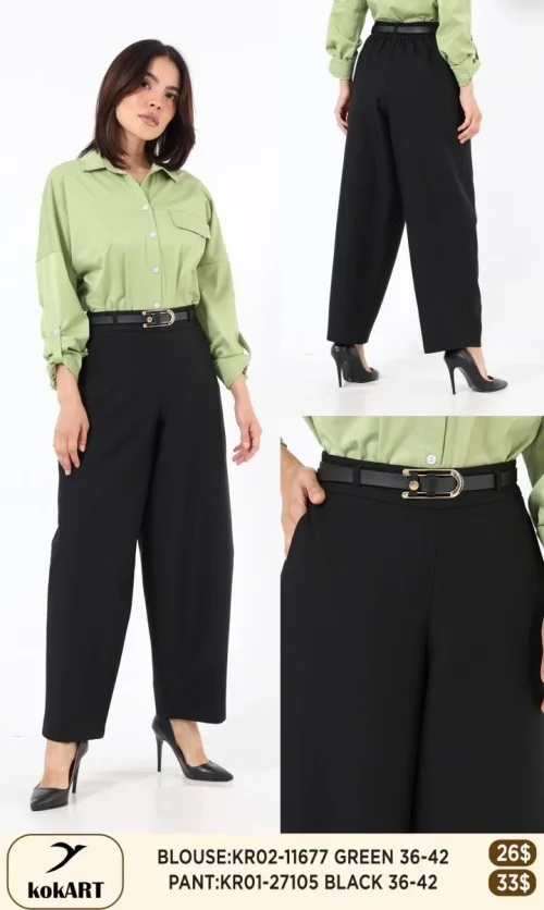 Брюки KOKART (Черный, модель KR01-27105) оптом
