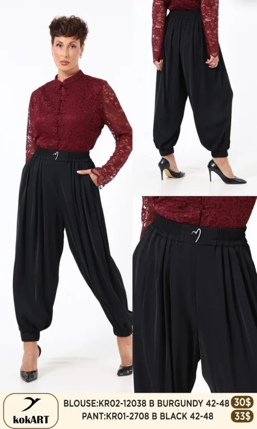 Брюки KOKART (Черный, модель KR01-2708) оптом