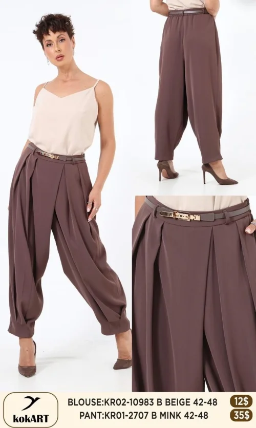 Брюки KOKART (Бежевый, модель KR01-2707) оптом