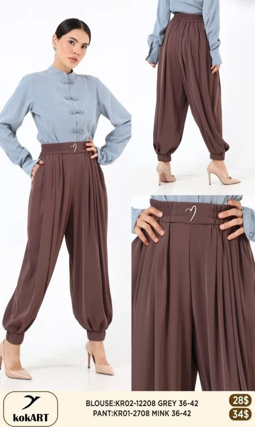 Брюки KOKART (Бежевый, модель KR01-2708) оптом