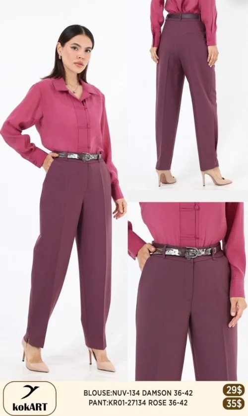 Брюки KOKART (Pink, модель KR01-27134) оптом