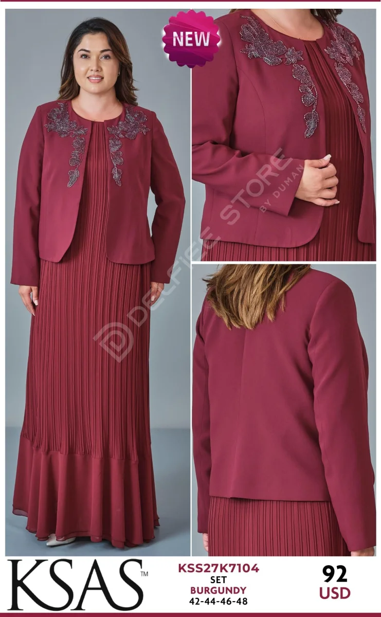 Костюмы и комплекты KSAS (Burgundy, модель KSS27K7104) оптом