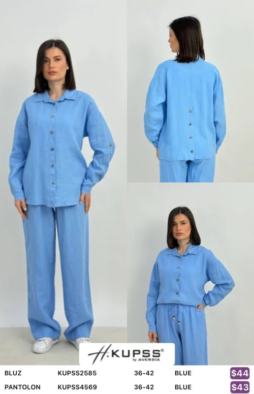Брюки Kupss (Синий, модель KUPSS2585) оптом