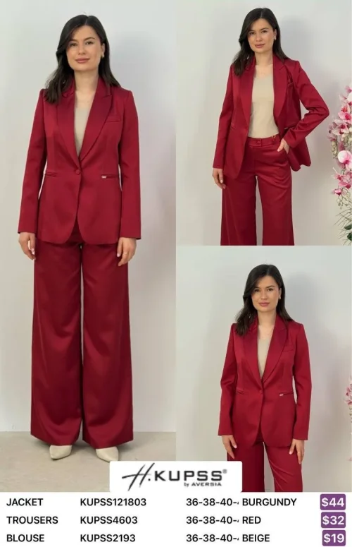 Брюки Kupss (Red, модель KUPSS4603) оптом