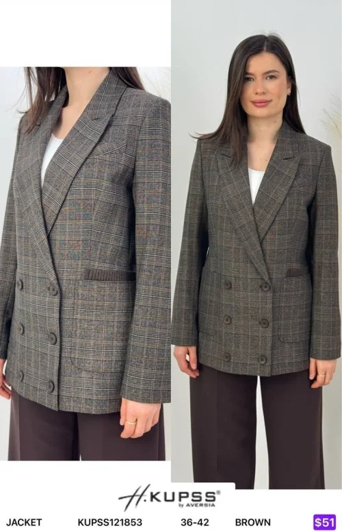 Жакет Kupss (Brown, модель KUPSS121853) оптом