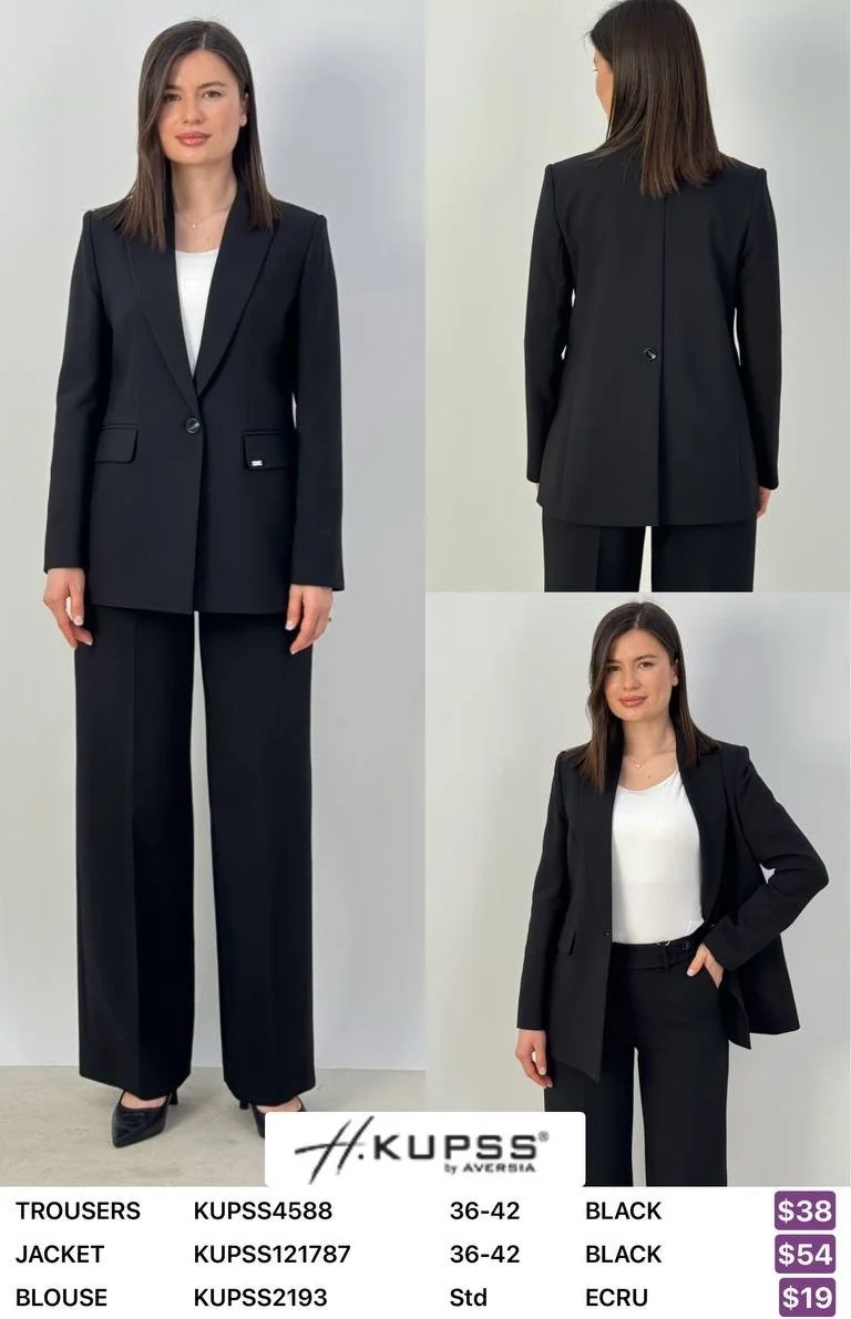 Брюки Kupss (Black, модель KUPSS4588) оптом