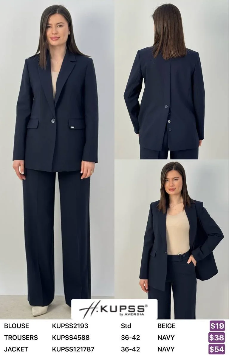 Брюки Kupss (Navy, модель KUPSS4588) оптом