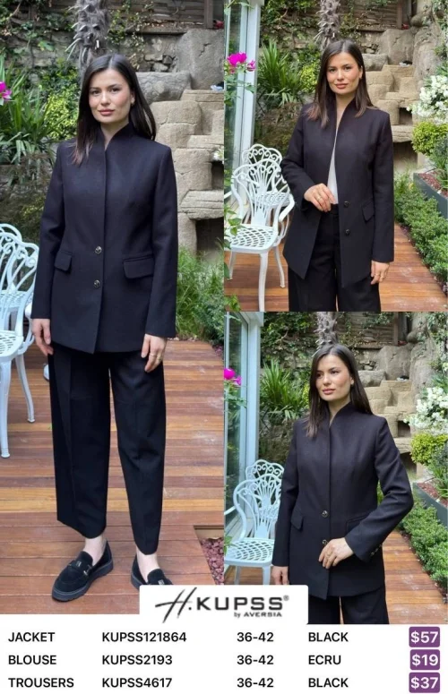 Брюки Kupss (Black, модель KUPSS4617) оптом