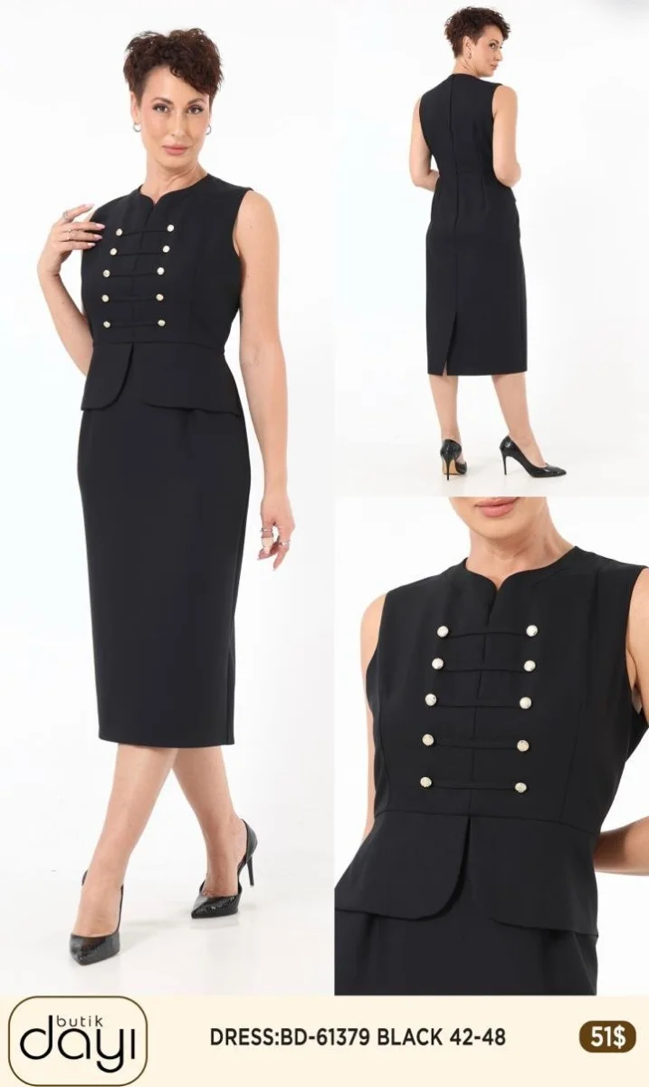 Платье LA LUCE (Black, модель BD61379) оптом