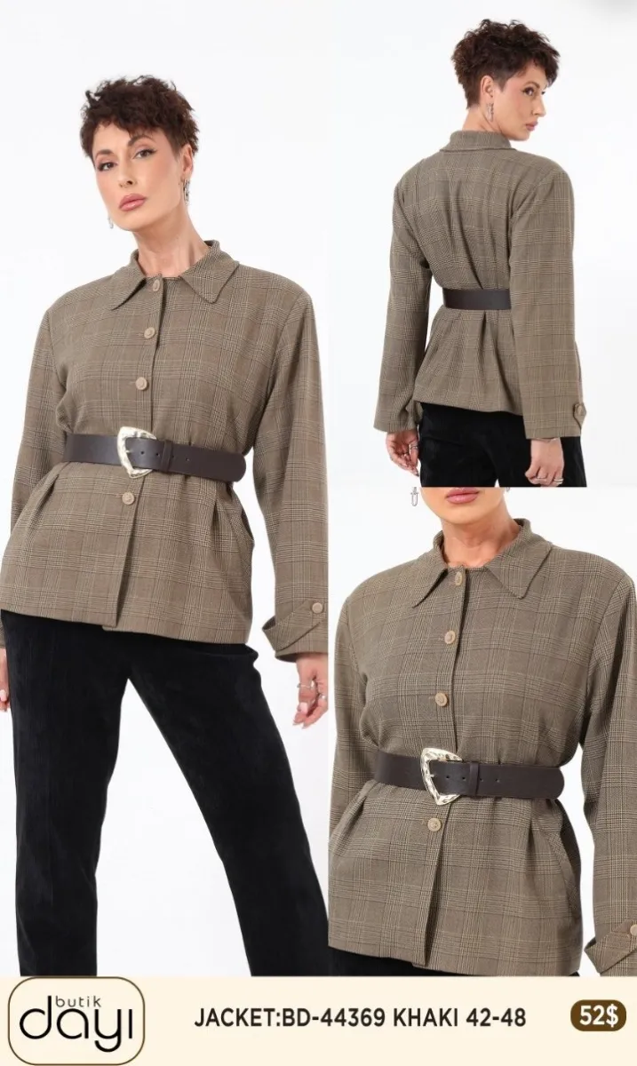 Жакет LA LUCE (Olive, модель 44369) оптом