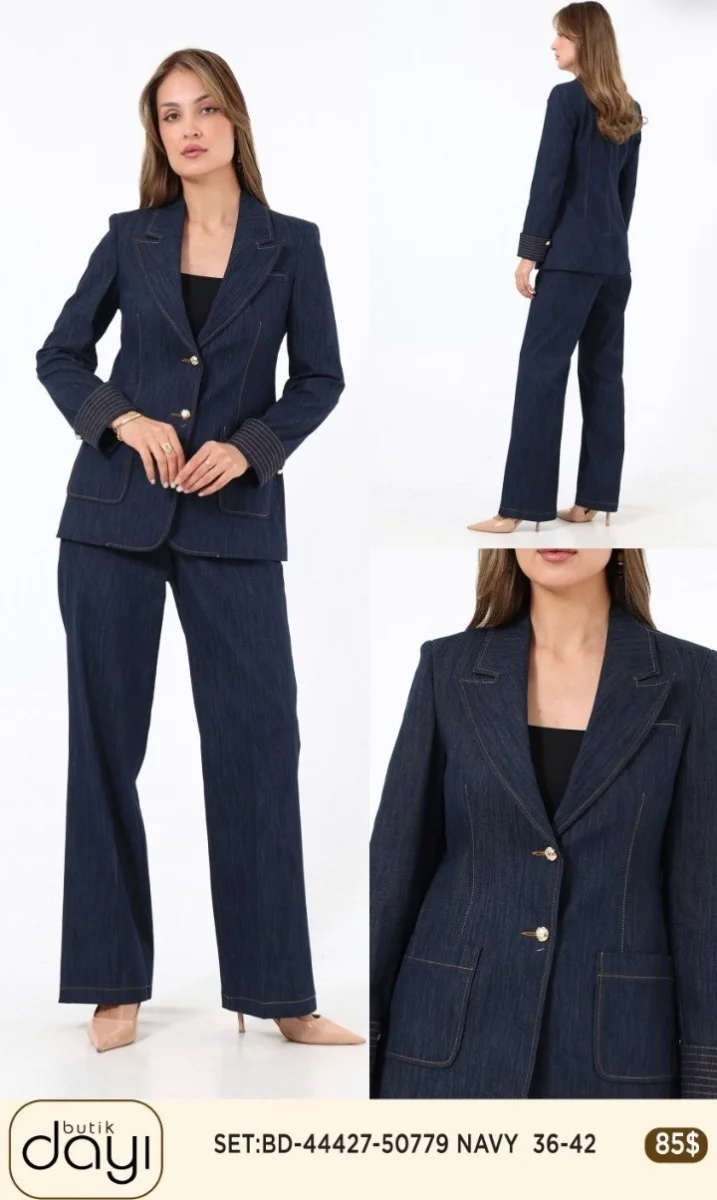 Костюмы и комплекты LA LUCE (Navy, модель 44427) оптом