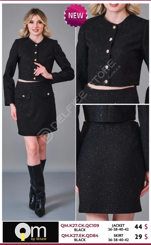 Жакет LA LUCE (Black, модель QM.K27.CK.QC109) оптом