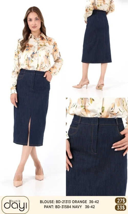 Брюки LA LUCE (Navy, модель BD31584) оптом