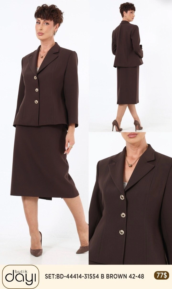 Костюмы и комплекты LA LUCE (Brown, модель BD-44414-31554) оптом