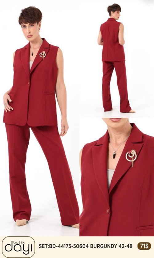 Костюмы и комплекты LA LUCE (Burgundy, модель BD-44175-50604) оптом