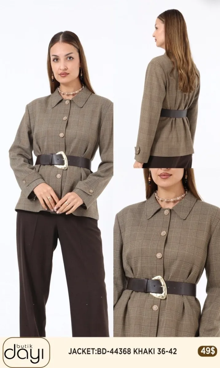 Жакет LA LUCE (Olive, модель 44368) оптом