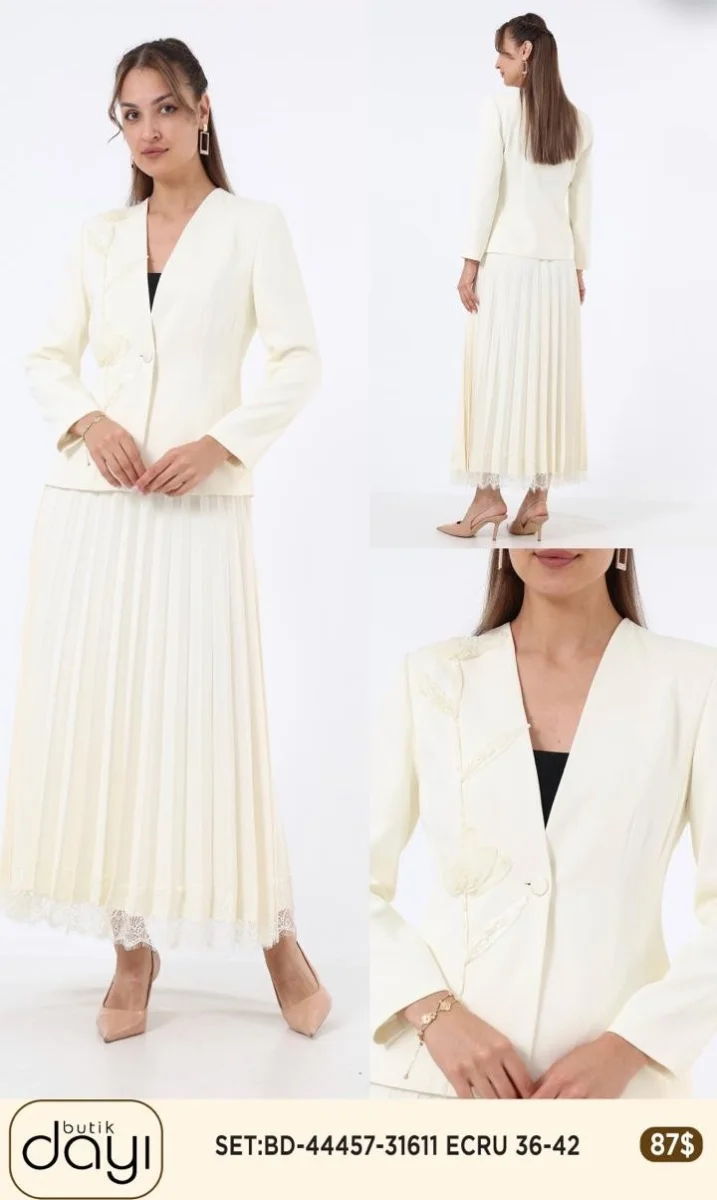 Костюмы и комплекты LA LUCE (Cream, модель 44457) оптом