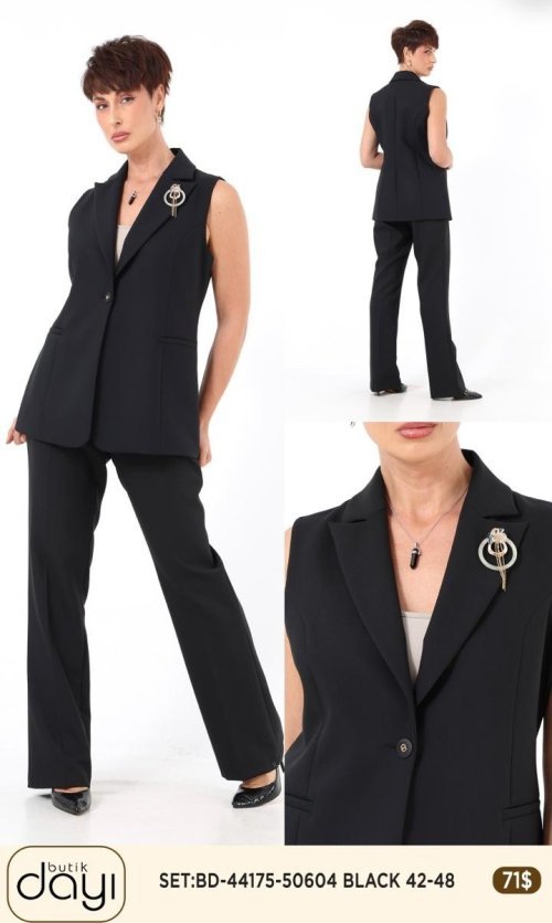 Костюмы и комплекты LA LUCE (Black, модель BD-44175-50604) оптом