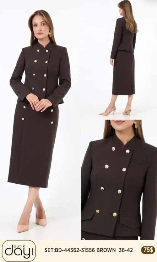 Костюмы и комплекты LA LUCE (Brown, модель 44362) оптом