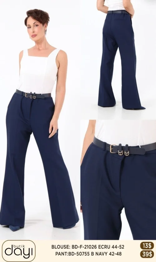 Брюки LA LUCE (Navy, модель BD50755) оптом