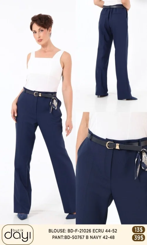 Брюки LA LUCE (Navy, модель 50767) оптом