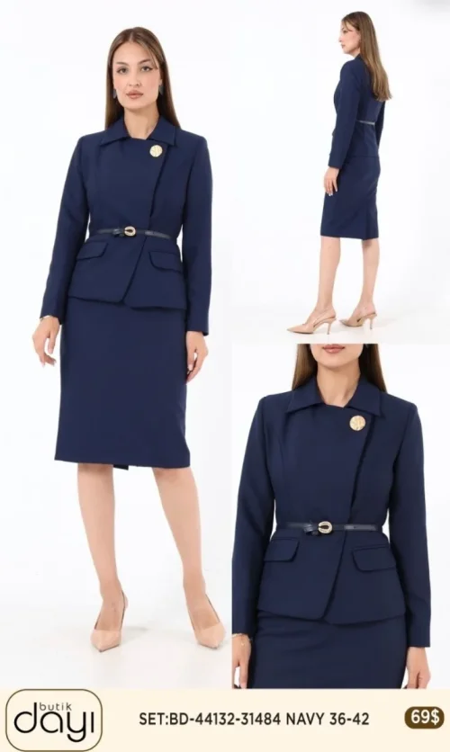 Костюмы и комплекты LA LUCE (Navy, модель 44132) оптом