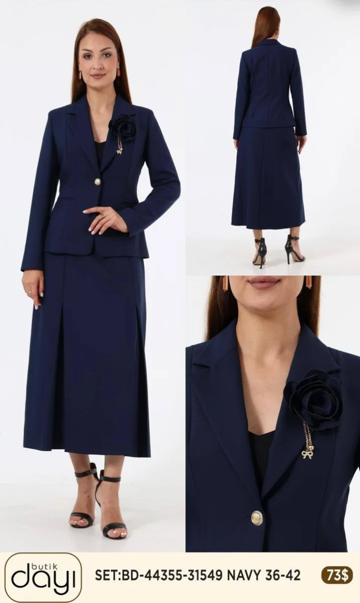 Костюмы и комплекты LA LUCE (Navy, модель 44355) оптом