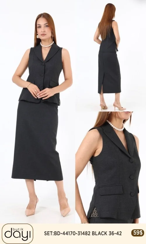 Костюмы и комплекты LA LUCE (Black, модель BD-44170-31482) оптом