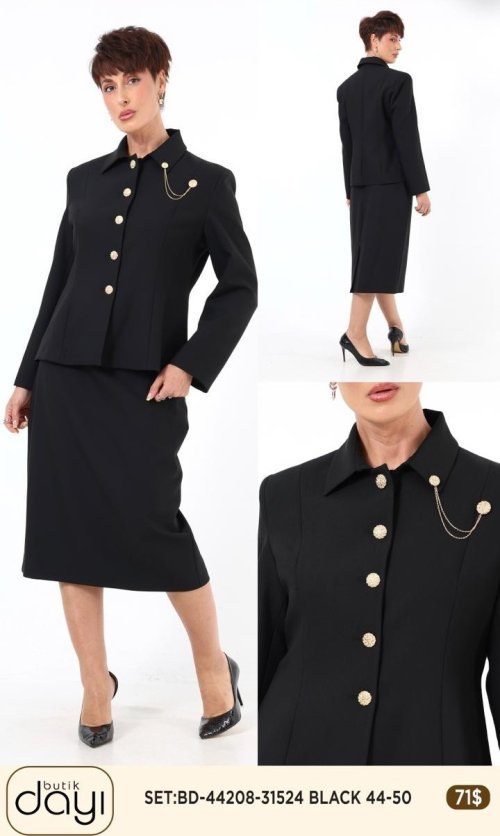Костюмы и комплекты LA LUCE (Black, модель BD-44208-31524) оптом