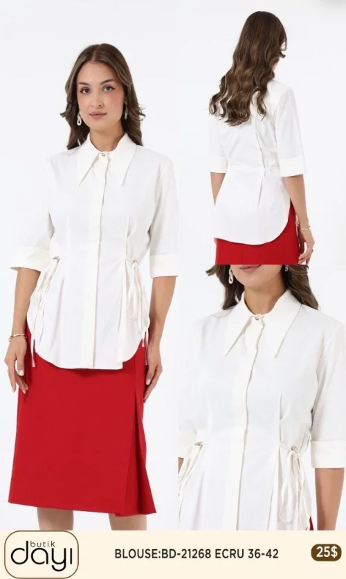 Блузка LA LUCE (Cream, модель BD-21268) оптом