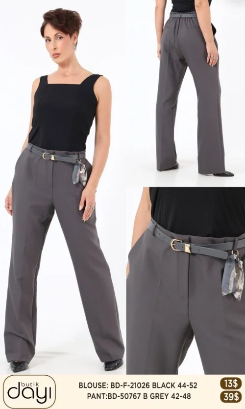 Брюки LA LUCE (Gray, модель BD50767) оптом