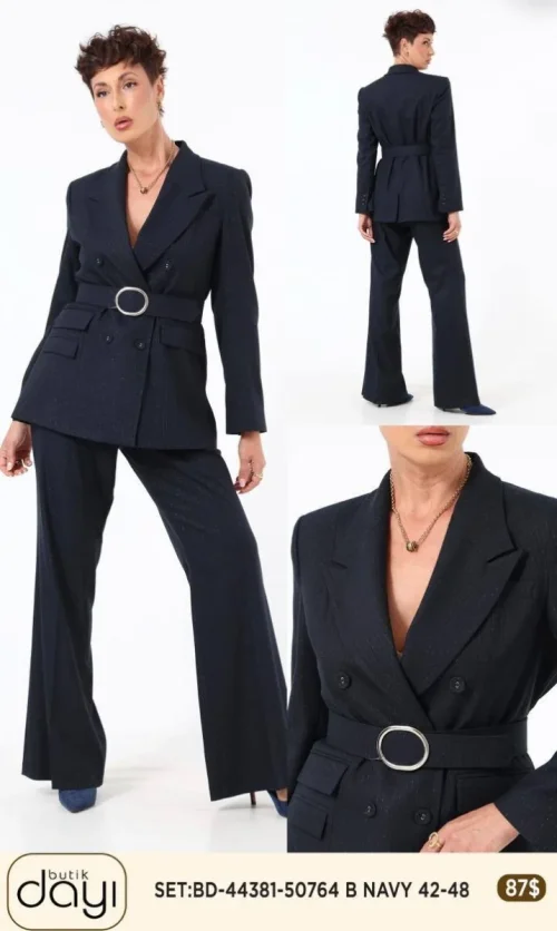 Костюмы и комплекты LA LUCE (Navy, модель 44381) оптом