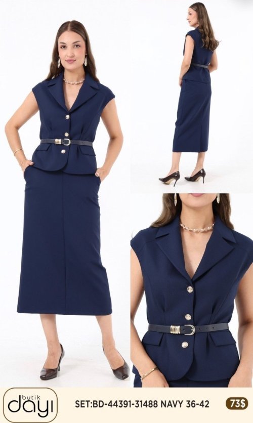 Костюмы и комплекты LA LUCE (Navy, модель BD-44391-31488) оптом
