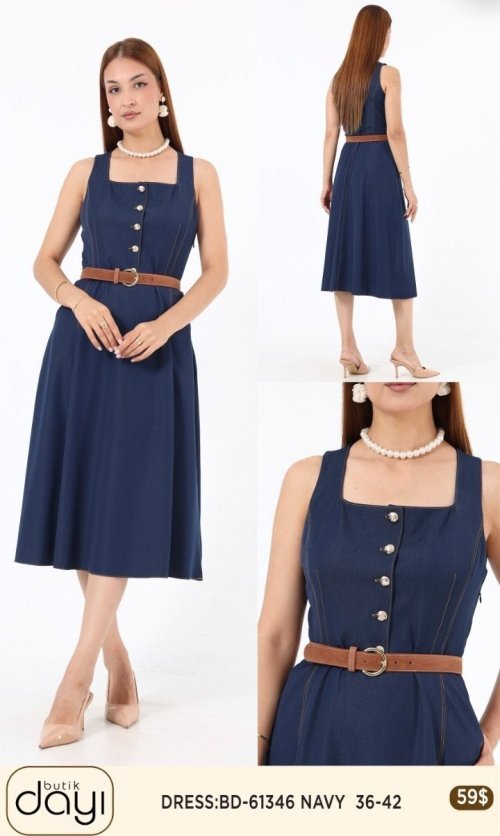Платье LA LUCE (Navy, модель BD-61346) оптом