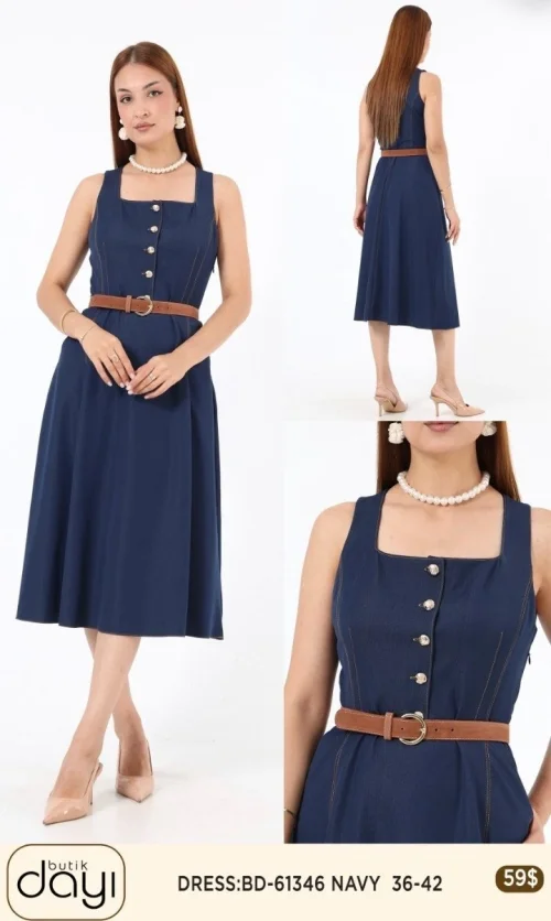 Платье LA LUCE (Navy, модель BD-61346) оптом