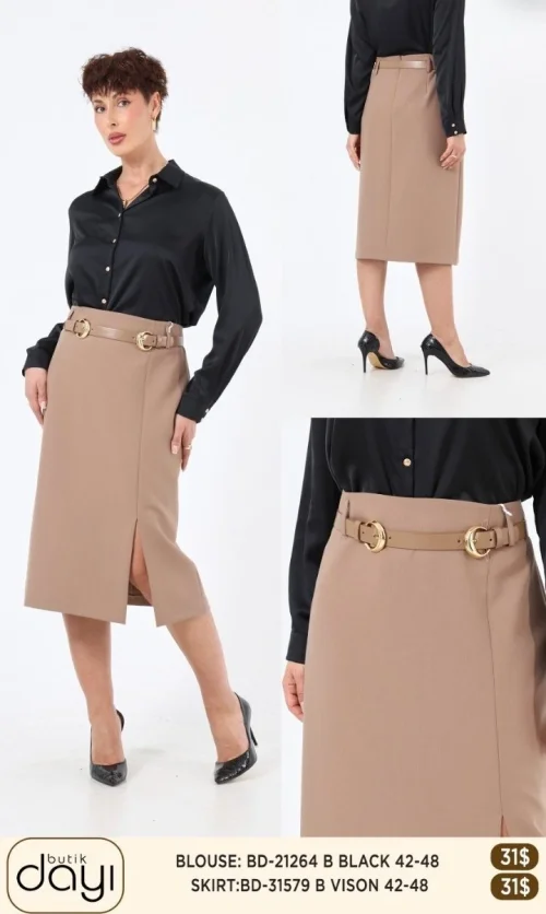 Юбка LA LUCE (Beige, модель 31579) оптом