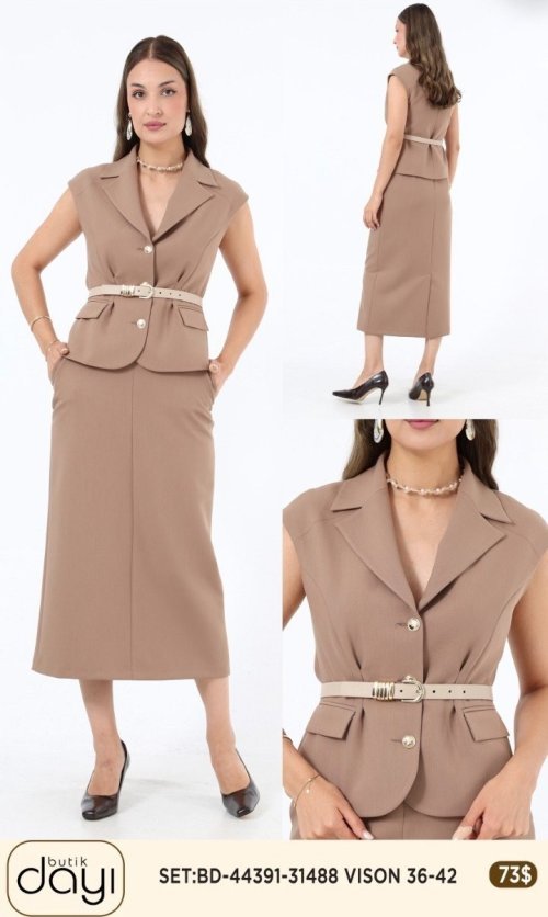 Костюмы и комплекты LA LUCE (Beige, модель BD-44391-31488) оптом