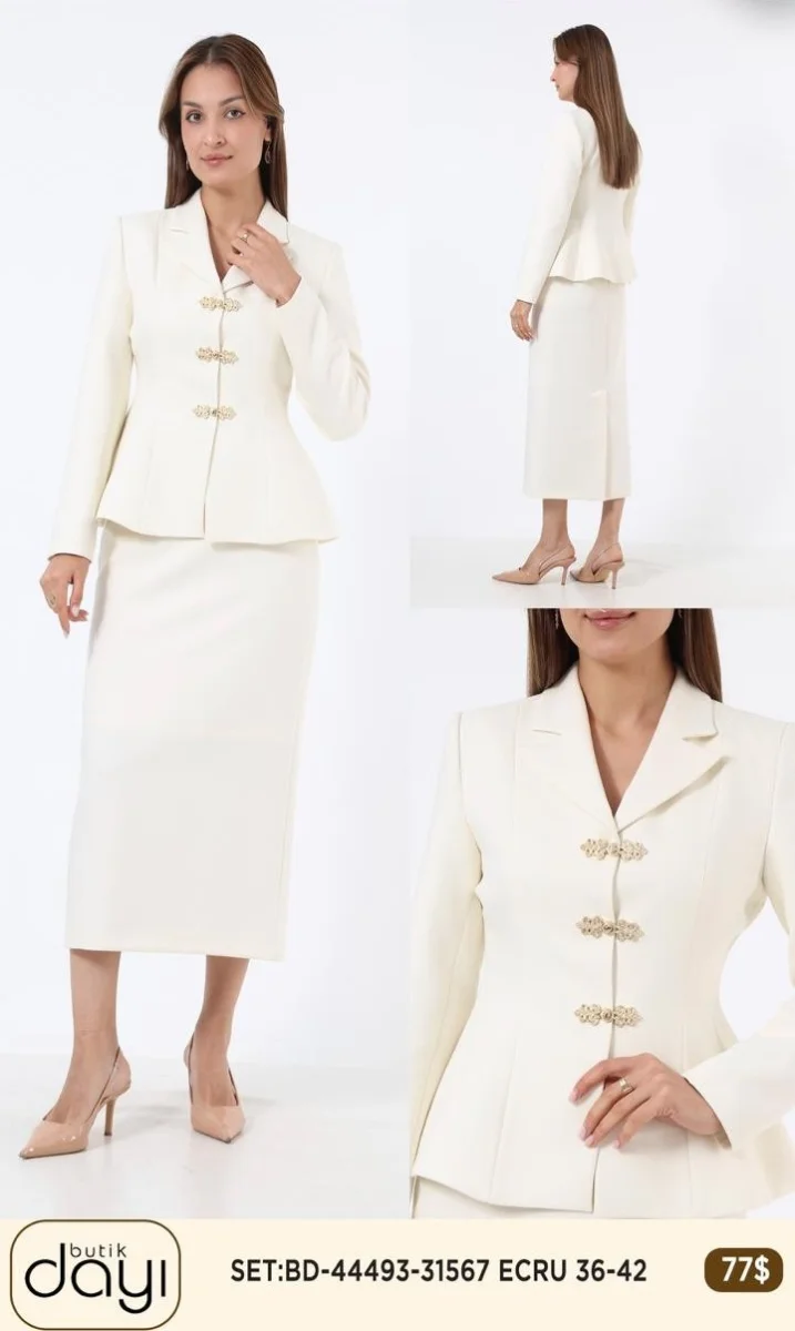 Костюмы и комплекты LA LUCE (Cream, модель 44493) оптом