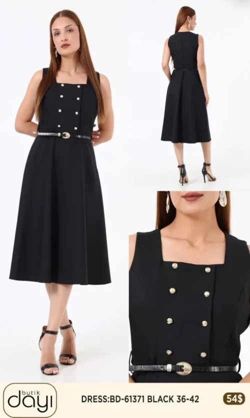 Платье LA LUCE (Black, модель 61371) оптом