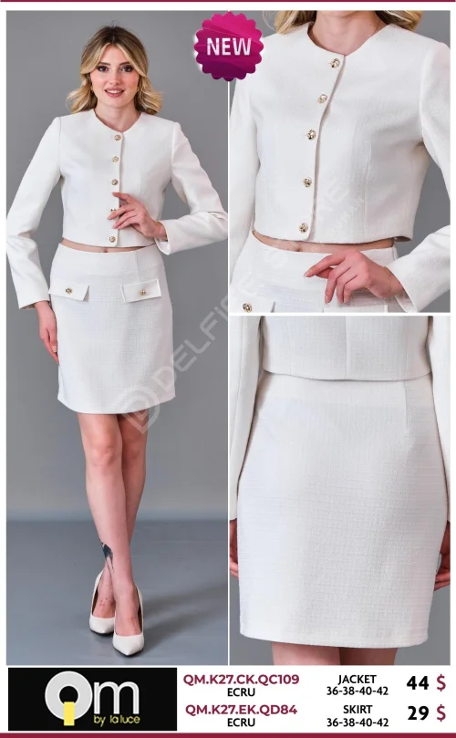 Юбка LA LUCE (Cream, модель QM.K27.EK.QD84) оптом