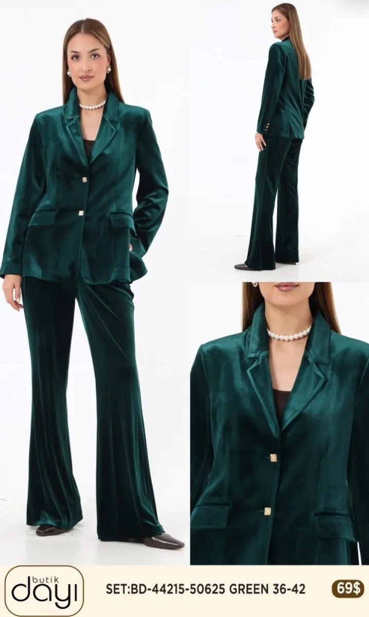 Костюмы и комплекты LA LUCE (Green, модель 44215) оптом