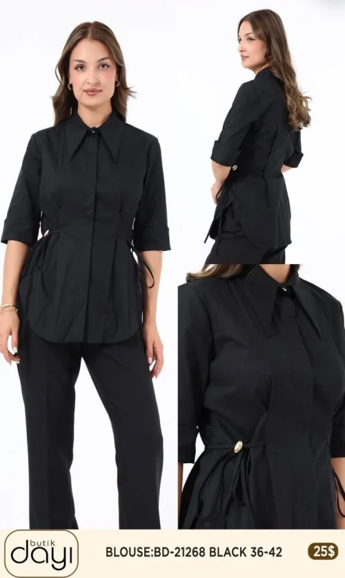 Блузка LA LUCE (Black, модель BD-21268) оптом