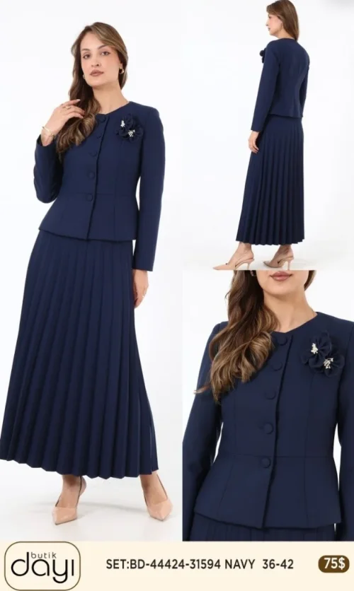 Костюмы и комплекты LA LUCE (Navy, модель 44424) оптом
