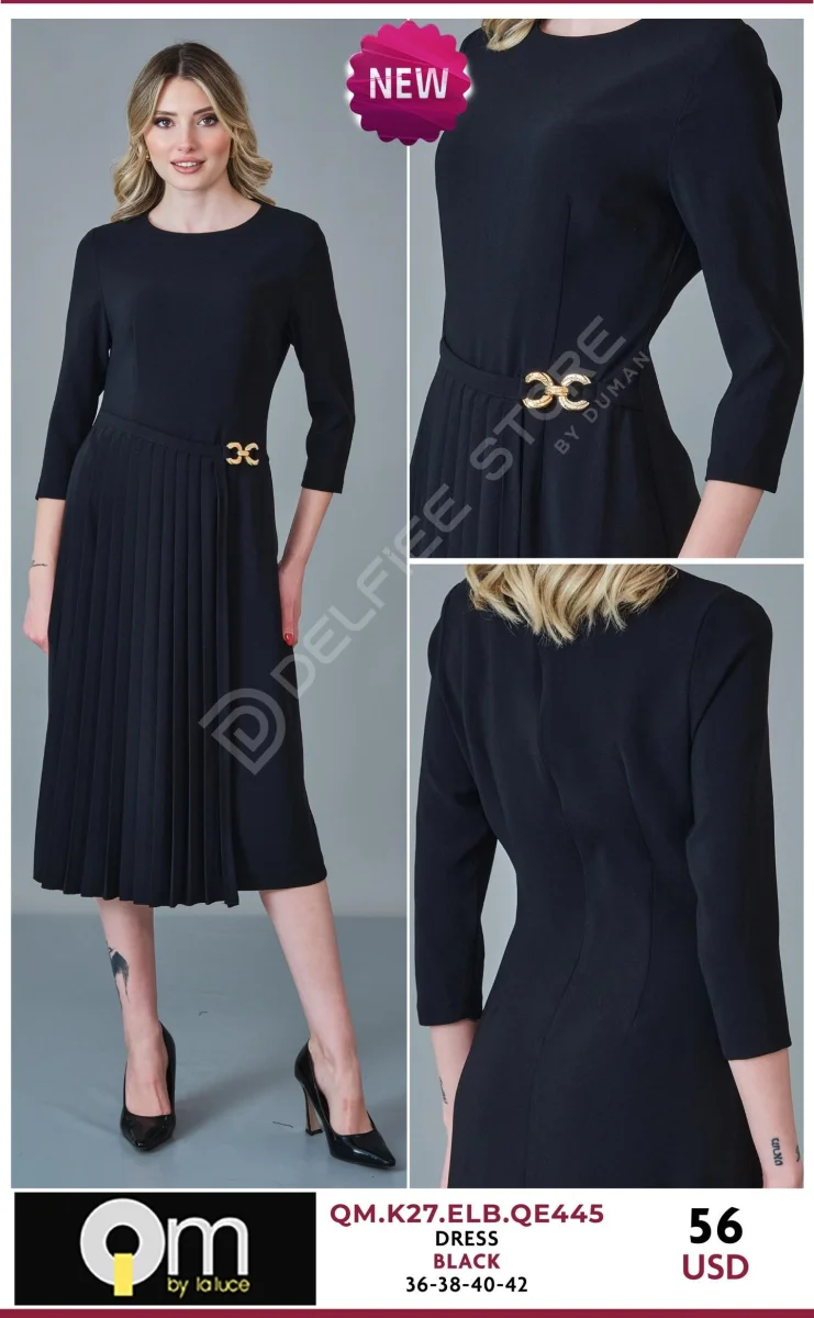 Платье LA LUCE (Black, модель QM.K27.ELB.QE445) оптом