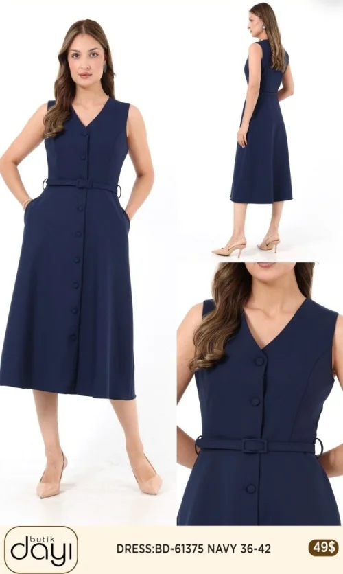 Платье LA LUCE (Navy, модель 61375) оптом
